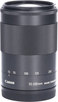 Canon Tweedehands Canon EF-M 55-200mm f/4.5-6.3 IS STM CM2781 Zwart