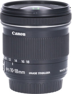 Canon Tweedehands Canon EF-S 10-18mm f/4.5-5.6 IS STM CM0989 Zwart