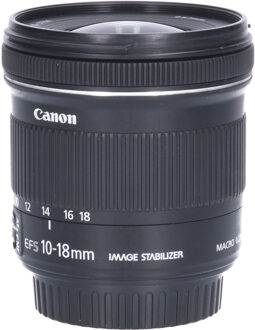 Canon Tweedehands Canon EF-S 10-18mm f/4.5-5.6 IS STM CM1633 Zwart
