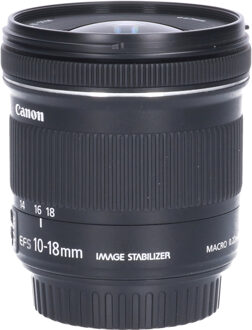 Canon Tweedehands Canon EF-S 10-18mm f/4.5-5.6 IS STM CM1637 Zwart