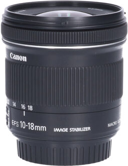 Canon Tweedehands Canon EF-S 10-18mm f/4.5-5.6 IS STM CM2928 Zwart