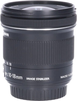 Canon Tweedehands Canon EF-S 10-18mm f/4.5-5.6 IS STM CM3620 Zwart