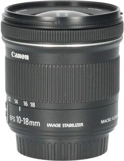 Canon Tweedehands Canon EF-S 10-18mm f/4.5-5.6 IS STM CM5993 Zwart