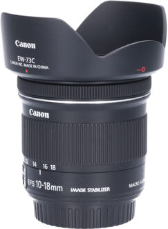 Canon Tweedehands Canon EF-S 10-18mm f/4.5-5.6 IS STM CM8889 Zwart