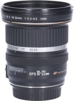 Canon Tweedehands Canon EF-S 10-22mm f/3.5-4.5 USM CM2058 Zwart