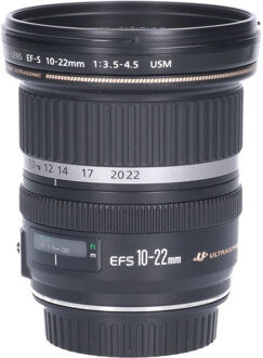 Canon Tweedehands Canon EF-S 10-22mm f/3.5-4.5 USM CM3504 Zwart