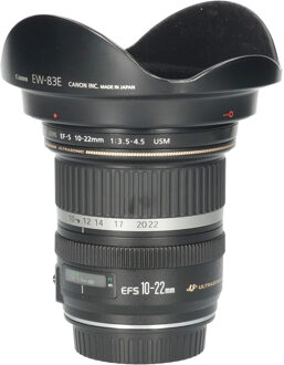 Canon Tweedehands Canon EF-S 10-22mm f/3.5-4.5 USM CM6586 Zwart