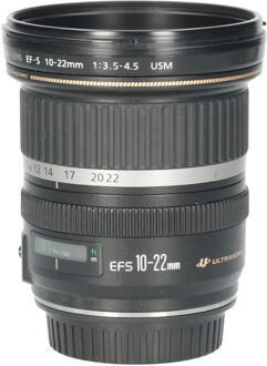 Canon Tweedehands Canon EF-S 10-22mm f/3.5-4.5 USM CM6612 Zwart