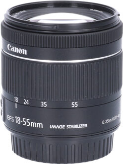 Canon Tweedehands Canon EF-S 18-55mm f/4-5.6 IS STM CM5737 Zwart