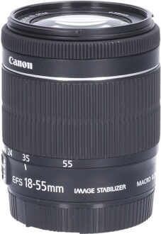 Canon Tweedehands Canon EF-S 18-55mm f/4-5.6 IS STM CM5988 Zwart