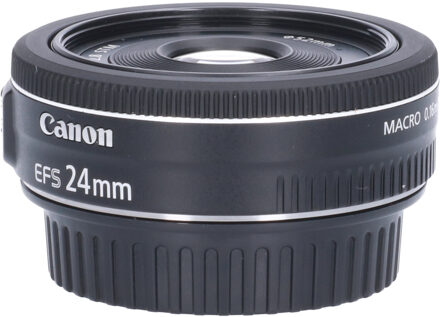Canon Tweedehands Canon EF-S 24mm f/2.8 STM CM1317 Zwart