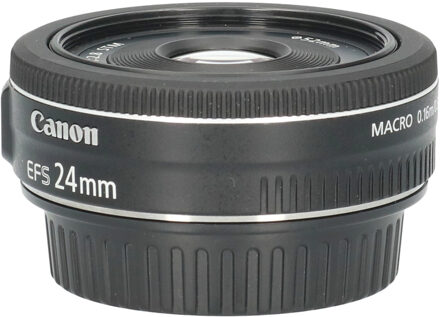 Canon Tweedehands Canon EF-S 24mm f/2.8 STM CM4550 Zwart