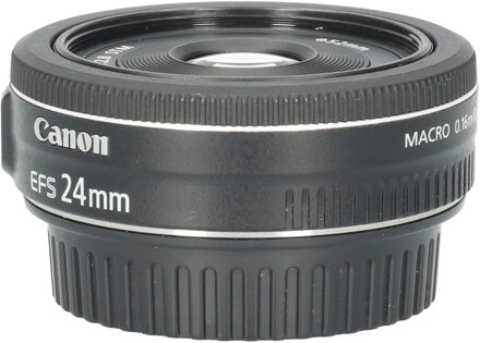 Canon Tweedehands Canon EF-S 24mm f/2.8 STM CM6033 Zwart