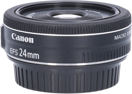 Canon Tweedehands Canon EF-S 24mm f/2.8 STM CM8772 Zwart
