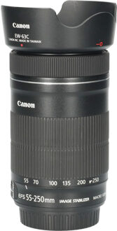 Canon Tweedehands Canon EF-S 55-250mm f/4.0-5.6 IS STM CM5346 Zwart