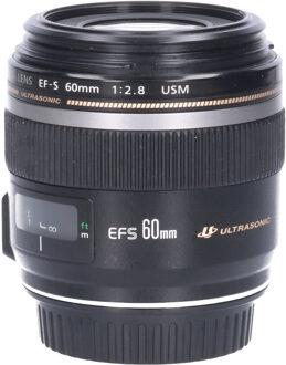 Canon Tweedehands Canon EF-S 60mm f/2.8 Macro USM CM4167 Zwart