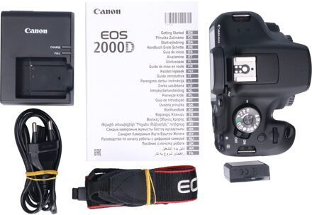 Canon Tweedehands Canon EOS 2000D Body CM1789 Zwart
