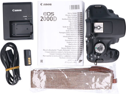 Canon Tweedehands Canon EOS 2000D Body CM4108 Zwart