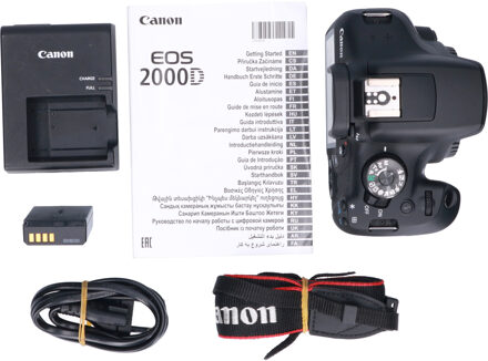 Canon Tweedehands Canon EOS 2000D Body CM5628 Zwart