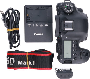 Canon Tweedehands Canon EOS 6D Mark II Body CM3938 Zwart