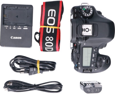 Canon Tweedehands Canon EOS 80D Body CM1004 Zwart