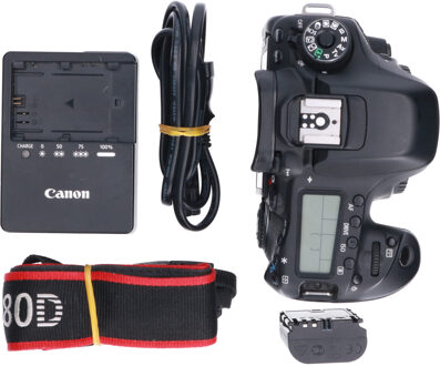 Canon Tweedehands Canon EOS 80D Body CM2494 Zwart