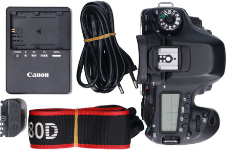 Canon Tweedehands Canon EOS 80D Body CM3615 Zwart