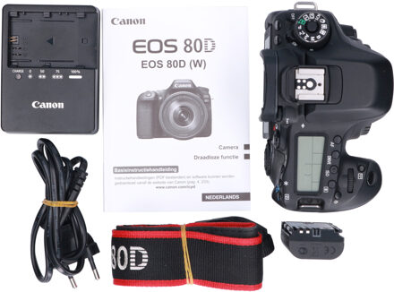 Canon Tweedehands Canon EOS 80D Body CM5996 Zwart