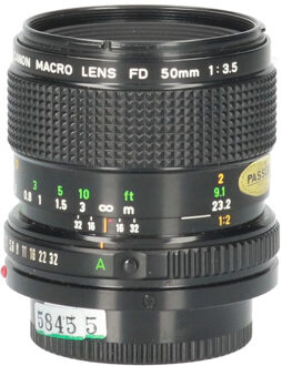 Canon Tweedehands Canon FD 50mm f/3.5 Macro CM5845