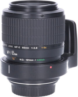 Canon Tweedehands Canon MP-E 65mm f/2.8 1-5x Macro CM0929 Zwart