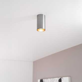 Canopus fero s by LUSENZ - Cilindervormige opbouwspot in geborsteld gunmetal grijs