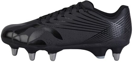 Canterbury Heren Stampede Team 2025 Soft Ground Rugby Laarzen (Zwart/Zilver) - maat