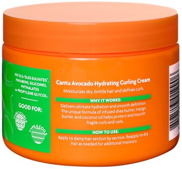 Cantu Avocado Curling Cream 12oz Jar