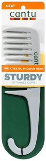 Cantu Sturdy Detangle Comb Thick Teeth Shower Hook - Kam - Anti-haar klit