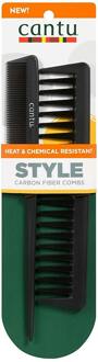 Cantu Style Carbon Fibre Combs - koolstofvezel kammen - Kam - Scheidingskam
