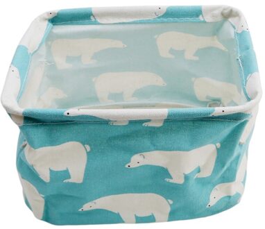 Canvas Afdrukken Katoen Linnen Opknoping Opbergtas 5 Zakken Wandmontage Garderobe Hang Zak Muur Pouch Cosmetische Speelgoed Organizer 972528