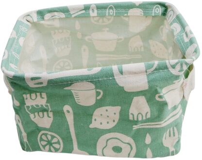 Canvas Afdrukken Katoen Linnen Opknoping Opbergtas 5 Zakken Wandmontage Garderobe Hang Zak Muur Pouch Cosmetische Speelgoed Organizer 972529