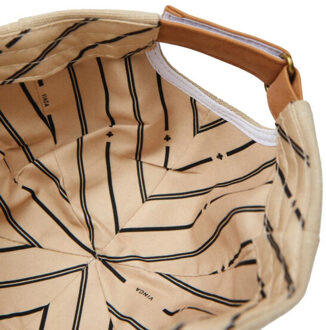 Canvas bewust baseballpet Beige - One size