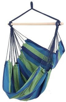 Canvas Hangmat Stoel Schommel Indoor Tuin Sport Home Reizen Leisure Wandelen Camping Streep Draagbare Hangmat Opknoping Bed