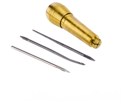 Canvas Lederen Tool Naaien Priem Hand Tool Punch Naaien Accessoires Naalden Koperen Handvat Stitcher Haak Lijn voor Leathercraft