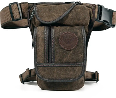 Canvas/Nylon Men Waist Pack Leg Drop Bags Motorcycle Crossbody Messenger Shoulder Belt Bum Male Hip Purse Pouch Thigh Fanny Bags