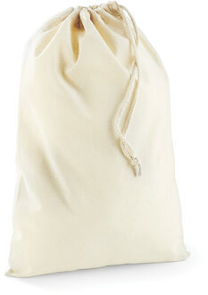 Canvas opberg zakjes/tasjes - wit - 30 x 45 cm - katoen - 8 liter