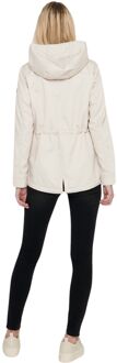 Canvas Parka Jas Dames Grijs Moonbeam - XS