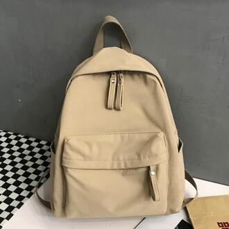 Canvas Rugzak Tienermeisjes Kinderen Student Mannen Vrouwen Rugzak Reizen Tiener Schoudertas Kind Schooltas Mochilas Vrouwelijke khaki