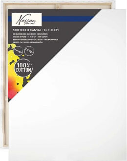 Canvas schildersdoek 24 x 30 cm voor hobby verven/schilderen