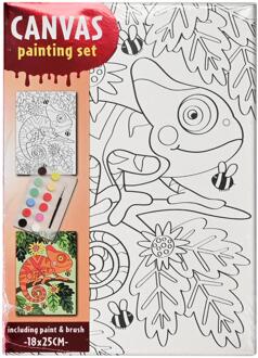 Canvas schilderset neutraal 18x25cm