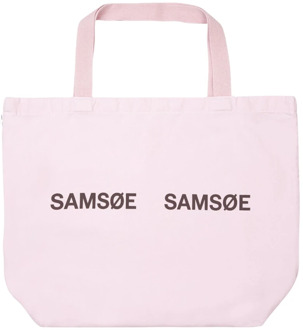 Canvas Shopper Tas Samsøe Samsøe , Pink , Dames - ONE Size