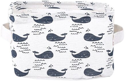 Canvas Stof Opvouwbare Wasmand Opslag Manden Met Handvatten Voor Speelgoed Kwekerij Ondergoed Organizer Voor Home Office