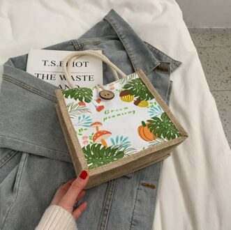 Canvas Tas Vrouwen Tas Meisje Zachte Meisje Handtas Effen Kleur Leisure Tote Een Schouder Messenger Bag bear Cub 3