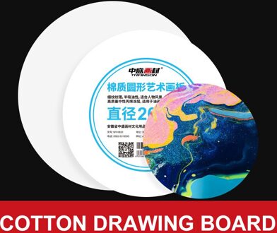 Canvas Voor Schilderij Cirkelvormig Diameter 20/30/40Cm Ellipse Tekentafel Canvas Board Foto Frame Voor Olie schilderen ovaal 24X30cm